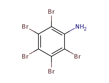 Molecular Structure of 13665-98-0 (2,3,4,5,6-PENTABROMOANILINE)