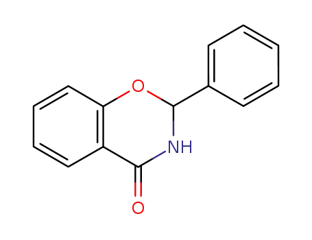 Molecular Structure of 6629-80-7 (4H-1,3-Benzoxazin-4-one, 2,3-dihydro-2-phenyl-)