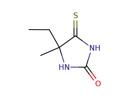 2-Imidazolidinone, 4-ethyl-4-methyl-5-thioxo-