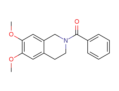 Molecular Structure of 14174-17-5 (Isoquinoline, 2-benzoyl-1,2,3,4-tetrahydro-6,7-dimethoxy-)