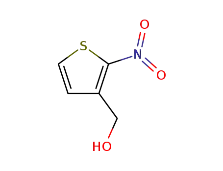 Molecular Structure of 98027-62-4 (3-Thiophenemethanol, 2-nitro- (6CI))