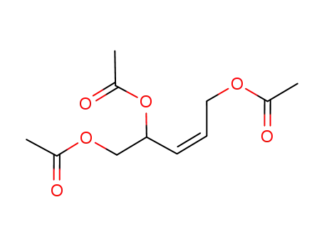 Molecular Structure of 85716-54-7 ((Z)-(4RS)-1,4,5-triacetoxypent-2-ene)
