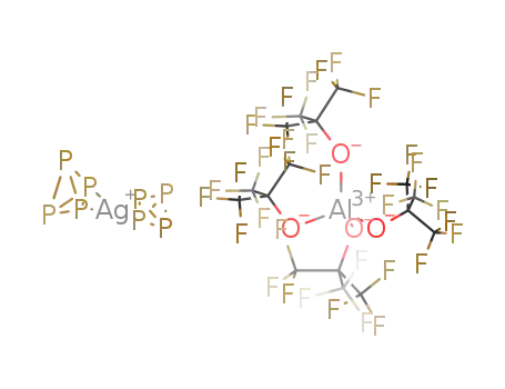 Molecular Structure of 345901-94-2 ([Ag(η2-P4)2][Al(OC(CF3)3)4])