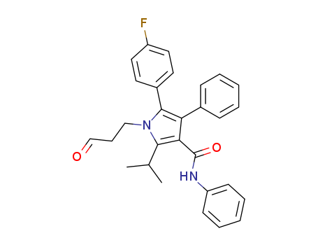 N-Phenyl-5-(4-Fluorophenyl)-2-isopropyl-1-(3-oxopropyl)-4-phenyl-1H-pyrrole-3-carboxaMide