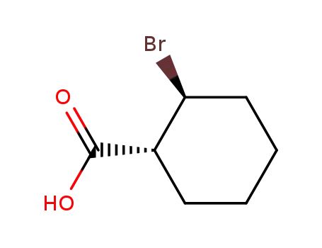 Molecular Structure of 1194-83-8 ((+/-)-<i>trans</i>-2-bromo-cyclohexanecarboxylic acid)