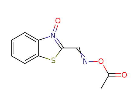 3-oxy-benzothiazole-2-carbaldehyde <i>O</i>-acetyl-oxime