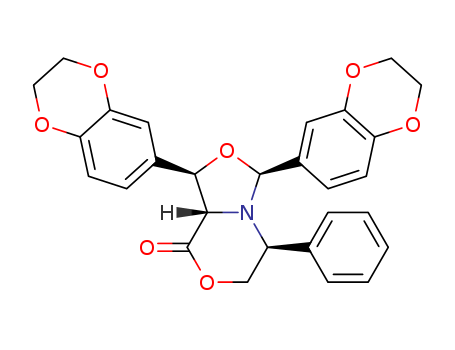 (1R,3S,5S,8aS)-1,3-Bis-(2’,3’-dihydro-benzo[1,4]dioxin-6’-yl)-5-phenyl-tetrahydro-oxazolo[4,3-c][1,4]oxazin-8-one/High quality/Best price