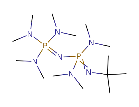 Molecular Structure of 111324-03-9 (1-TERT-BUTYL-2,2,4,4,4-PENTAKIS(DIMETHYLAMINO)-2LAMBDA5,4LAMBDA5-CATENADI(PHOSPHAZENE))