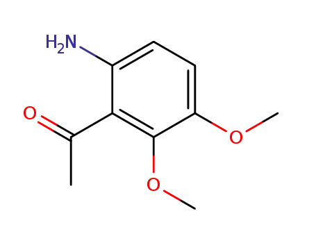 Molecular Structure of 98300-41-5 (1-(6-AMino-2,3-diMethoxy-phenyl)-ethanone)