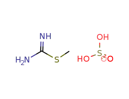 Molecular Structure of 14527-26-5 (2-METHYL-2-THIOPSEUDOUREA,SULFATE)