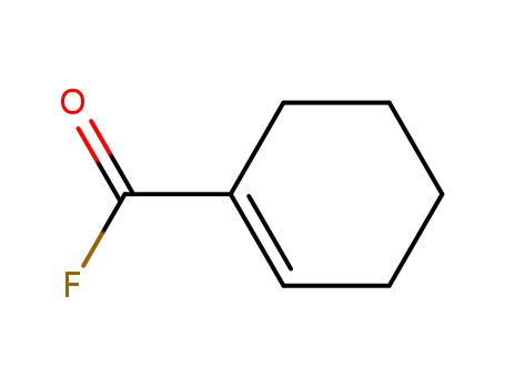 Molecular Structure of 117711-62-3 (1-Cyclohexene-1-carbonyl fluoride)