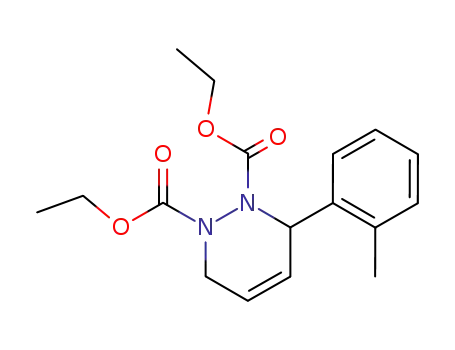 3-<i>o</i>-tolyl-3,6-dihydro-pyridazine-1,2-dicarboxylic acid diethyl ester