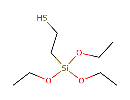 Molecular Structure of 18236-15-2 (2-MERCAPTOETHYLTRIETHOXYSILANE)