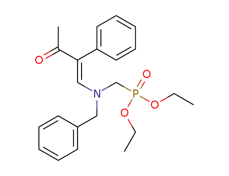 [benzyl-((E)-3-oxo-2-phenylbut-1-enyl)amino]methylphosphonic acid diethyl ester