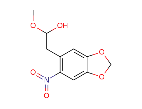 2-(3,4-Methylenedioxy-6-nitrophenyl)-1-methoxyethanol