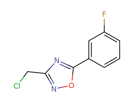 3-(Chloromethyl)-5-(3-fluorophenyl)-1,2,4-oxadiazole cas  491842-63-8