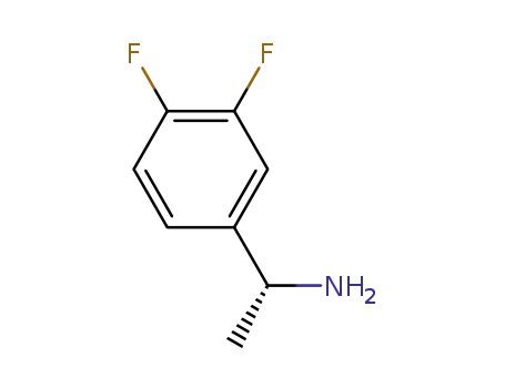 Molecular Structure of 276875-21-9 (1-(3',4'-DIFLUOROPHENYL)ETHYLAMINE)