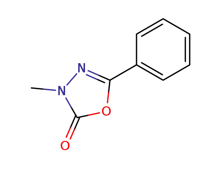 Molecular Structure of 879-60-7 (1,3,4-Oxadiazol-2(3H)-one, 3-methyl-5-phenyl-)