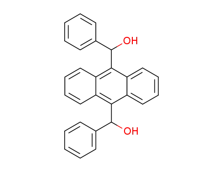 Molecular Structure of 103162-56-7 (9,10-bis(phenylhydroxymethyl)anthracene)