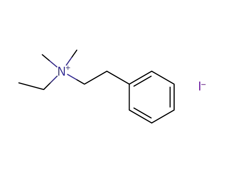 Molecular Structure of 22703-26-0 (ethyl-dimethyl-phenethyl-ammonium; iodide)