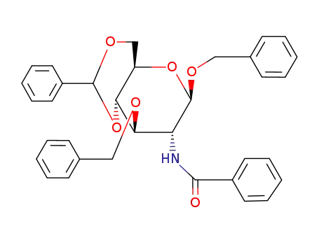 benzyl 2-benzamido-3-O-benzyl-4,6-O-benzylidene-2-deoxy-β-D-glucopyranoside
