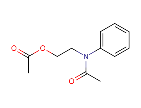 Molecular Structure of 13534-87-7 (2-(acetylphenylamino)ethyl acetate)