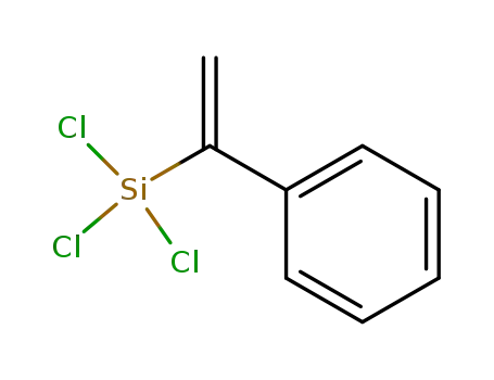 Molecular Structure of 3401-11-4 (Silane, trichloro(1-phenylethenyl)-)