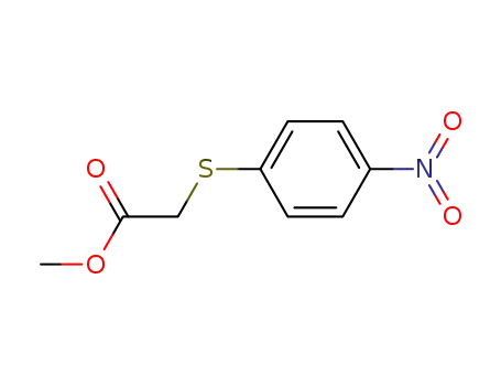 Molecular Structure of 6625-35-0 (methyl [(4-nitrophenyl)sulfanyl]acetate)