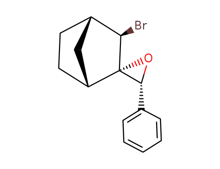 Molecular Structure of 144301-97-3 (Spiro[bicyclo[2.2.1]heptane-2,2'-oxirane],3-bromo-3'-phenyl-, [1a,2a(S*),3a,4a]- (9CI))
