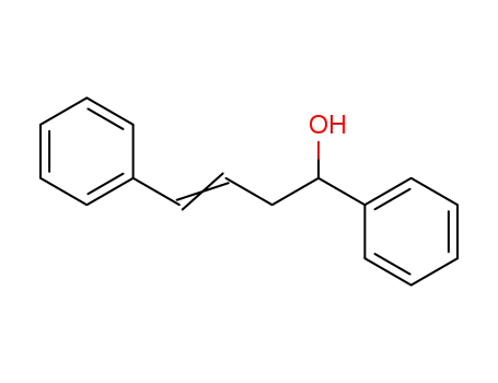 Molecular Structure of 51751-11-2 (1,4-diphenylbut-3-en-1-ol)