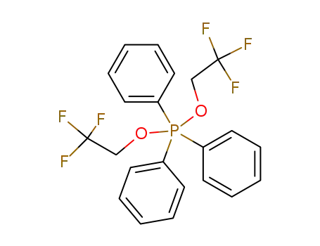 Molecular Structure of 67696-25-7 (BIS(2,2,2-TRIFLUOROETHOXY)TRIPHENYLPHOSPHORANE)