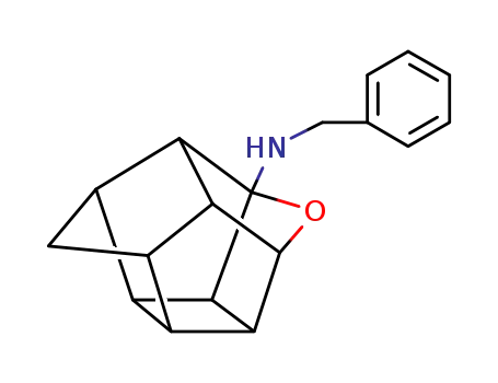 N-benzyl-5-oxahexacyclo[5.4.1.0~2,6~.0~3,10~.0~4,8~.0~9,12~]dodecan-4-amine (non-preferred name)