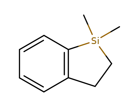 Molecular Structure of 17158-48-4 (9,9-dimethyl-9-silabicyclo[4.3.0]nona-1,3,5-triene)