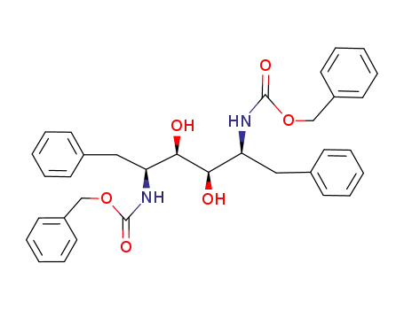 (2S,3R,4R,5S)-2,5-bis<<(benzyloxy)carbonyl>amino>-3,4-dihydroxy-1,6-diphenylhexane