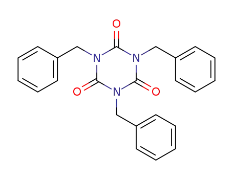 Molecular Structure of 606-03-1 (1,3,5-tribenzyl-1,3,5-triazine-2,4,6(1H,3H,5H)-trione)