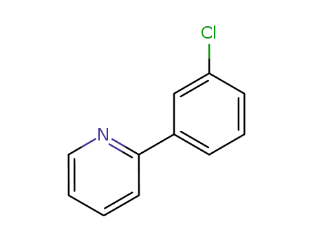 Molecular Structure of 5957-85-7 (Pyridine, 2-(3-chlorophenyl)-)