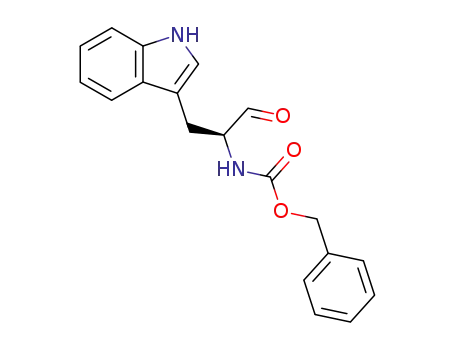 Carbamic acid, [1-formyl-2-(1H-indol-3-yl)ethyl]-, phenylmethyl ester,
(R)-