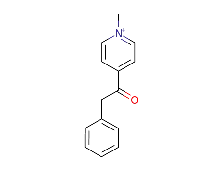 Molecular Structure of 124225-44-1 (1-methyl-4-(phenylacetyl)pyridinium cation)