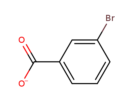 Benzoic acid, 3-bromo-,ion(1-)