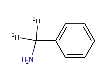 Molecular Structure of 15185-02-1 (BENZYL-ALPHA,ALPHA-D2-AMINE)