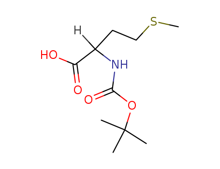 Methionine,N-[(1,1-dimethylethoxy)carbonyl]-                                                                                                                                                            