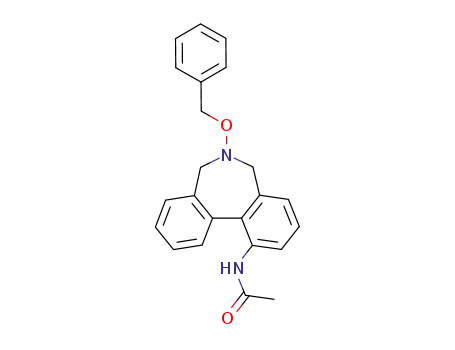 Molecular Structure of 83080-95-9 (1-Acetamido-N-benzyloxy-6,7-dihydro-5H-dibenz<c,e>azepin)