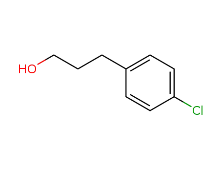 Molecular Structure of 6282-88-8 (3-(4-Chlorophenyl)propan-1-ol)