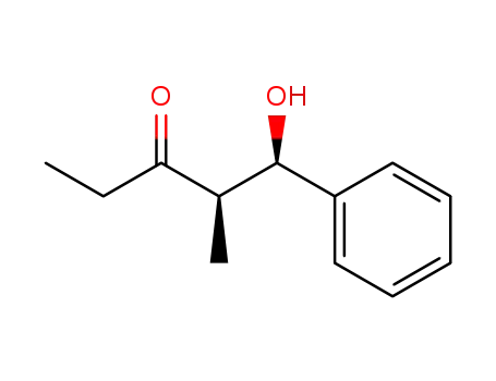 Molecular Structure of 102285-76-7 ((1R*,2R*)-1-hydroxy-2-methyl-1-phenyl-3-pentanone)