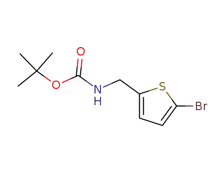 Molecular Structure of 215183-27-0 (TERT-BUTYL N-[(5-BROMO-2-THIENYL)METHYL]CARBAMATE)