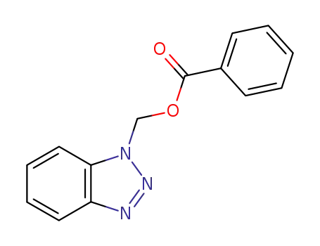 (1H-benzo[d][1,2,3]triazol-1-yl)methyl benzoate