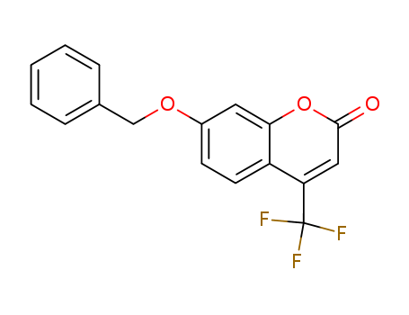 2H-1-Benzopyran-2-one, 7-(phenylmethoxy)-4-(trifluoromethyl)-
