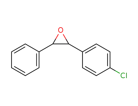 Molecular Structure of 121960-04-1 (Oxirane, 2-(4-chlorophenyl)-3-phenyl-, (2S,3S)-)