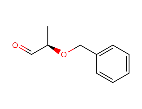 Molecular Structure of 81445-45-6 (Propanal, 2-(phenylmethoxy)-, (2R)-)