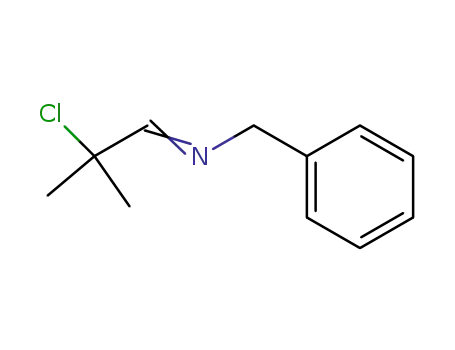 Benzenemethanamine, N-(2-chloro-2-methylpropylidene)-